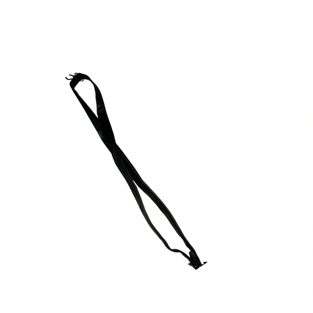 Black smaller Adjustable detachable replacement Strap. Faux or real leather?
